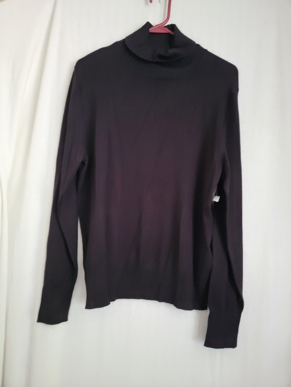Time and Tru Women's Black Turtleneck Sweater